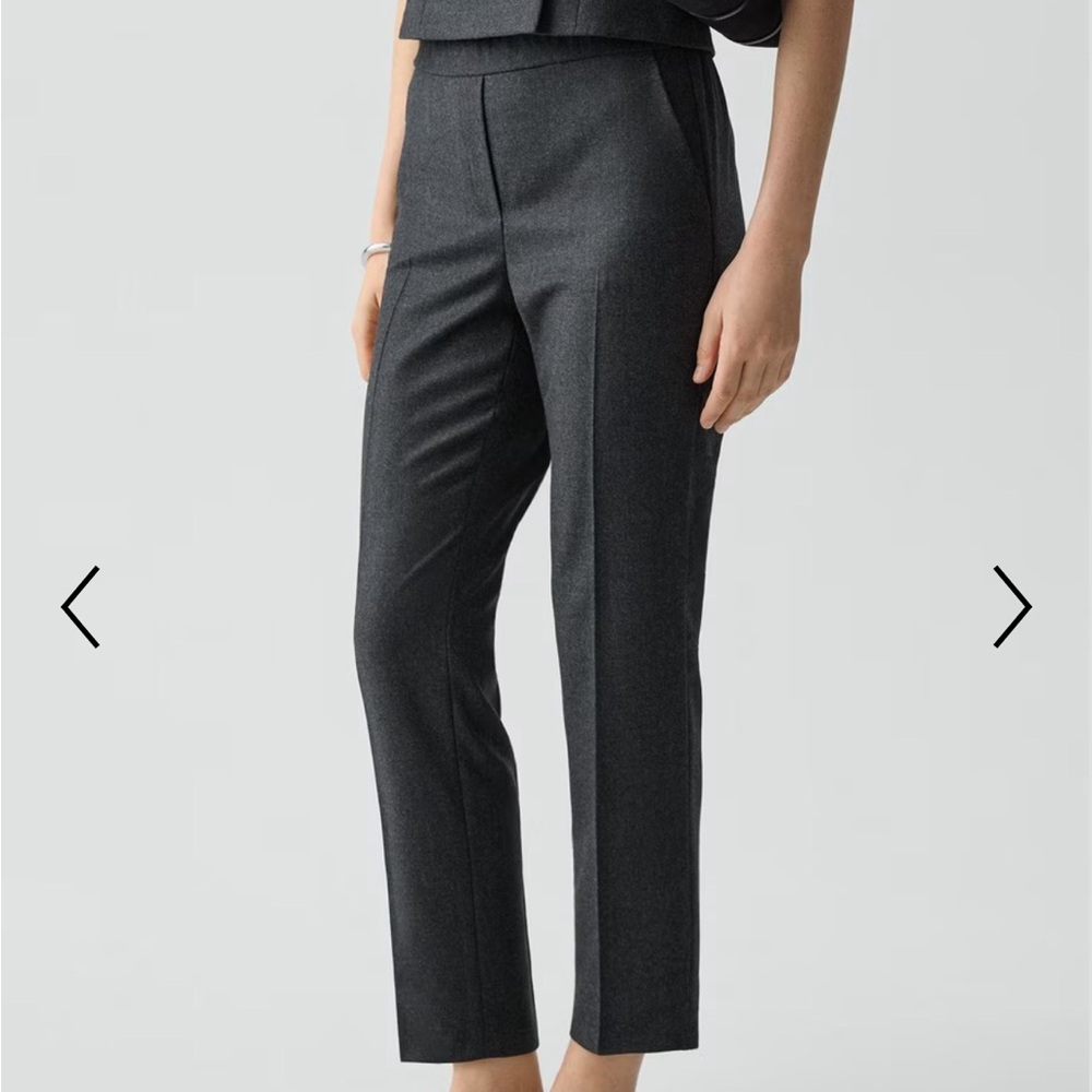 Theory Treeca Charcoal Gray Women's Pants